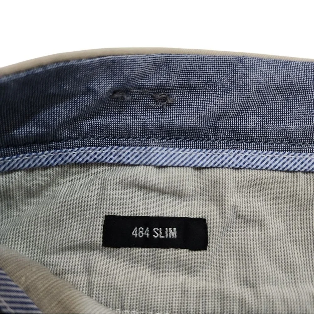 J.Crew 484 Slim Chino Pants Mens 28x30 Khaki Tan Business Casual Classic